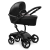 Коляска Mima Xari 3 в 1 Black, Black 3g (Black wheels), Autumn Stripes (хлопок)