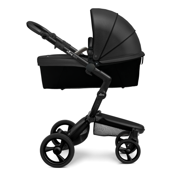 Коляска Mima Xari 3 в 1 Black, Black 3g (Black wheels), Sandy Beige (хлопок)