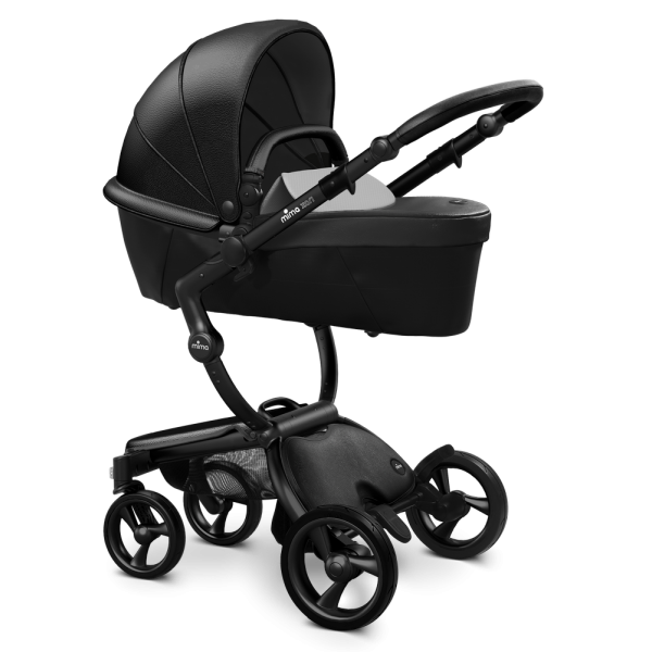 Коляска Mima Xari 3 в 1 Black, Black 3g (Black wheels), Stone White