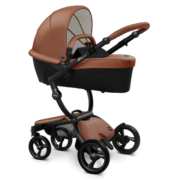 Коляска Mima Xari 2 в 1 Camel, Black 3g (Black wheels), Black