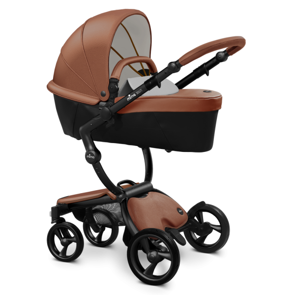 Коляска Mima Xari 3 в 1 Camel, Black 3g (Black wheels), Stone White