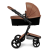 Коляска Mima Xari 3 в 1 Camel, Black 3g (Black wheels), Stone White