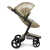 Коляска Mima Xari 3 в 1 Champagne, Black 3g (Black wheels), Denim Blue (хлопок)
