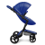 Коляска Mima Xari 3 в 1 Royal blue, Black 3g (Black wheels), Autumn Stripes (хлопок)
