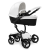 Коляска Mima Xari 3 в 1 Snow white, Black 3g (Black wheels), Black