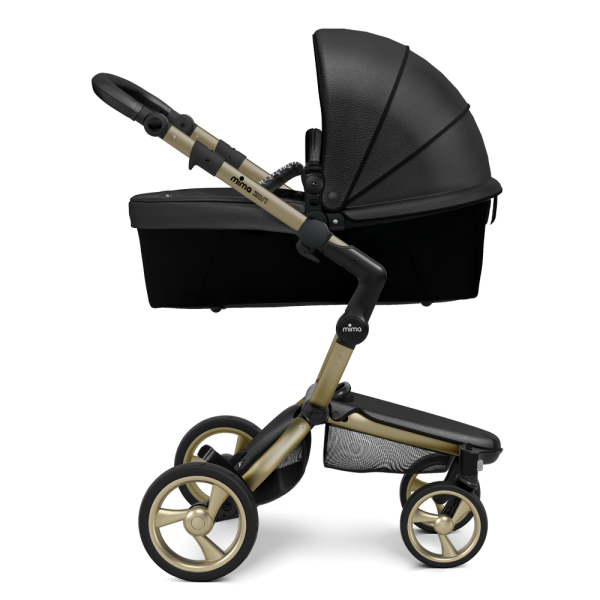 Коляска Mima Xari 2 в 1 Black, Champagne, Autumn Stripes