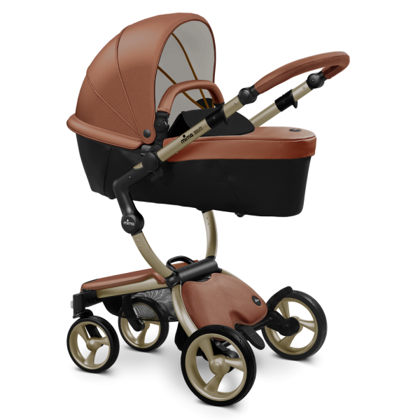 Коляска Mima Xari 3 в 1 Camel, Champagne, Black