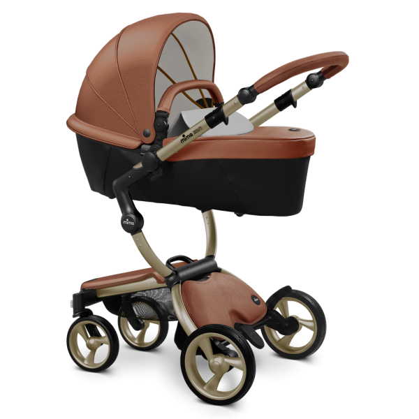 Коляска Mima Xari 3 в 1 Camel, Champagne, Stone White