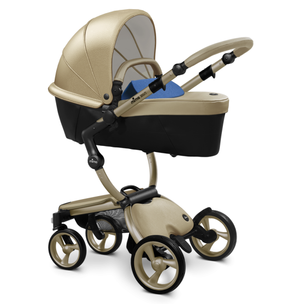 Коляска Mima Xari 3 в 1 Champagne, Champagne, Denim Blue