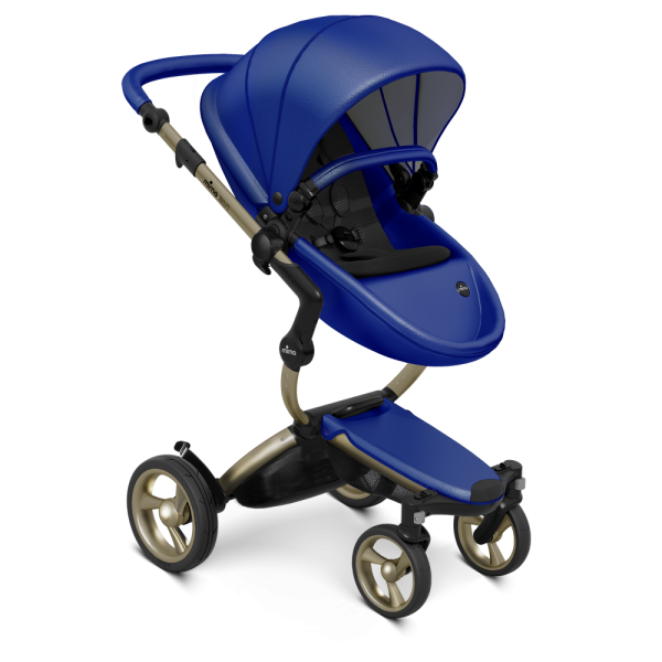 Коляска Mima Xari 3 в 1 Royal blue, Champagne, Black