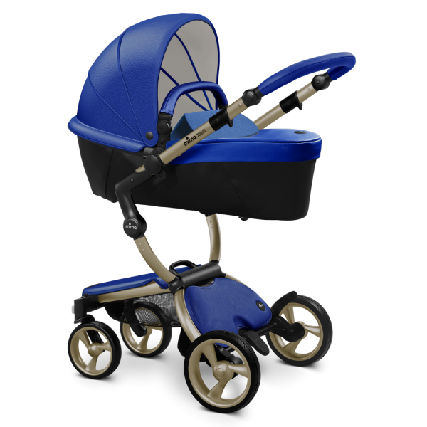 Коляска Mima Xari 2 в 1 Royal blue, Champagne, Denim Blue