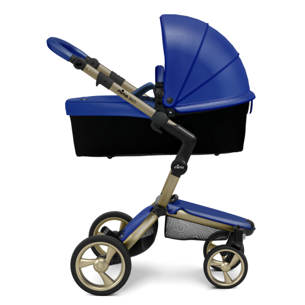 Коляска Mima Xari 2 в 1 Royal blue, Champagne, Denim Blue