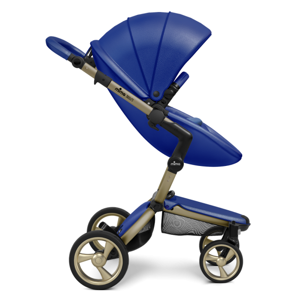 Коляска Mima Xari 2 в 1 Royal blue, Champagne, Denim Blue