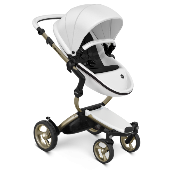 Коляска Mima Xari 3 в 1 Snow white, Champagne, Black