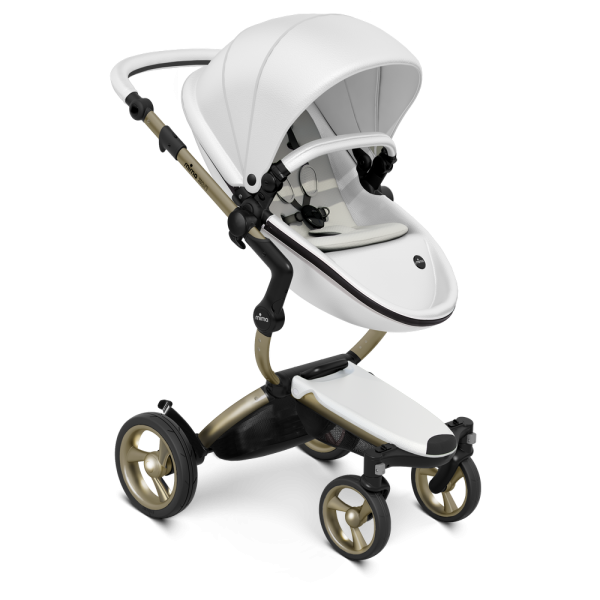 Коляска Mima Xari 3 в 1 Snow white, Champagne, Stone White
