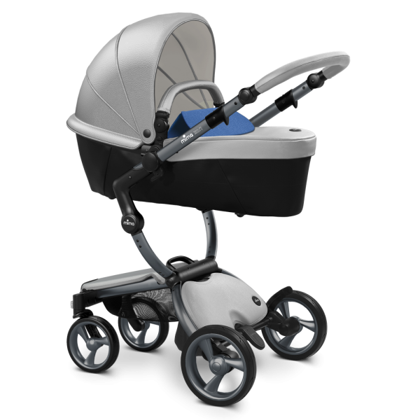 Коляска Mima Xari 3 в 1 Argento, Graphite 3g, Denim Blue