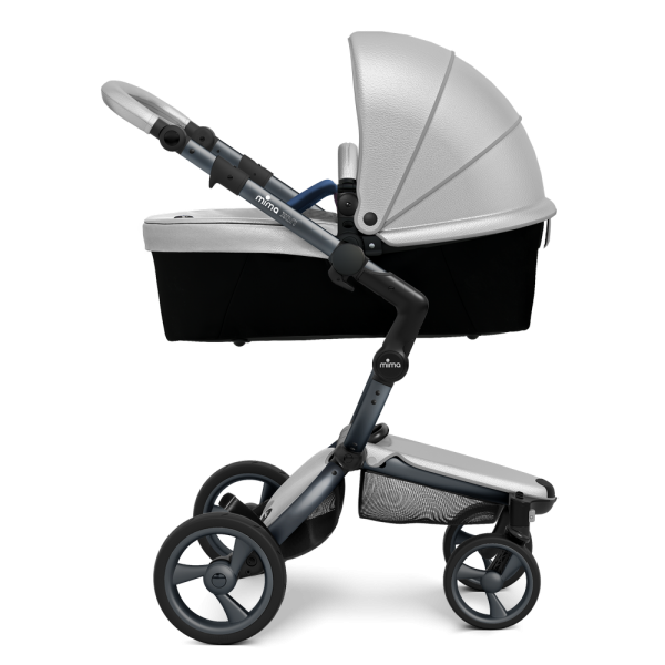Коляска Mima Xari 3 в 1 Argento, Graphite 3g, Denim Blue