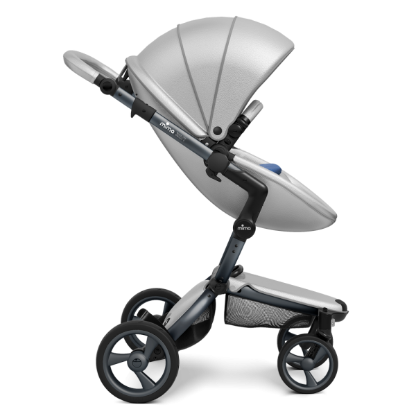 Коляска Mima Xari 3 в 1 Argento, Graphite 3g, Denim Blue