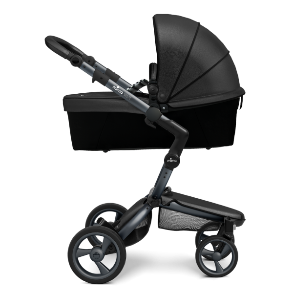 Коляска Mima Xari 2 в 1 Black, Graphite 3g, Black and white