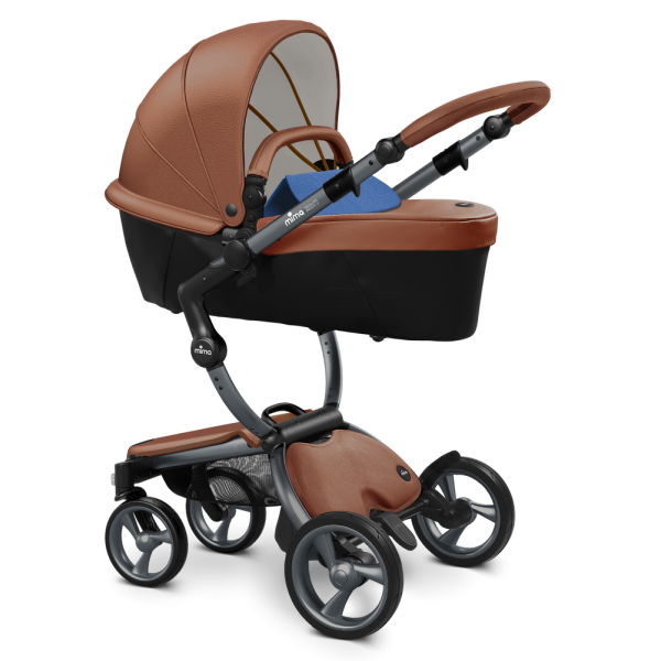 Коляска Mima Xari 3 в 1 Camel, Graphite 3g, Denim Blue