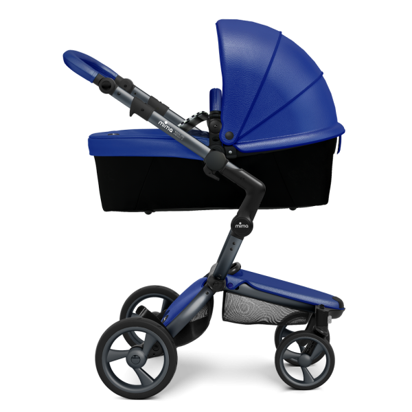 Коляска Mima Xari 3 в 1 Royal blue, Graphite 3g, Black and white