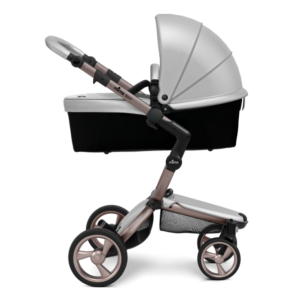 Коляска Mima Xari 2 в 1 Argento, Rose gold 3g, Black