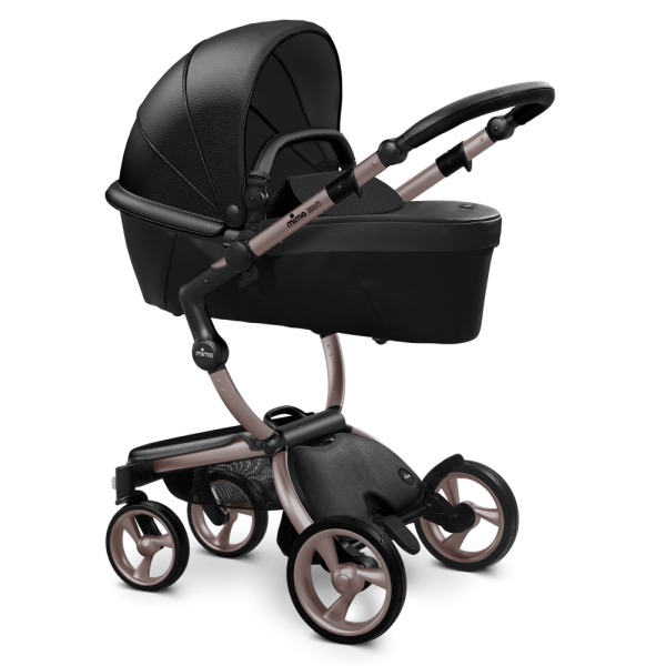 Коляска Mima Xari 2 в 1 Black, Rose gold 3g, Black