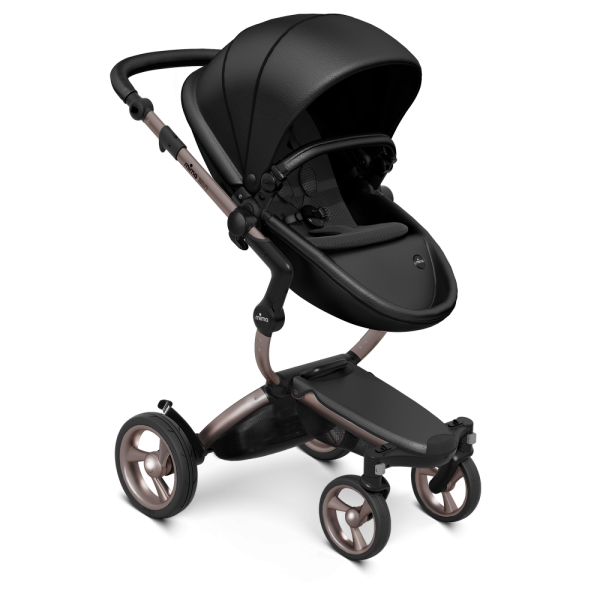 Коляска Mima Xari 2 в 1 Black, Rose gold 3g, Black