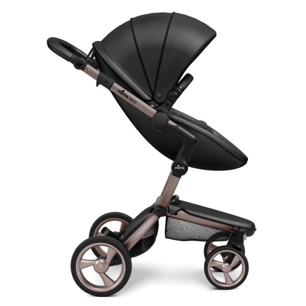 Коляска Mima Xari 2 в 1 Black, Rose gold 3g, Black