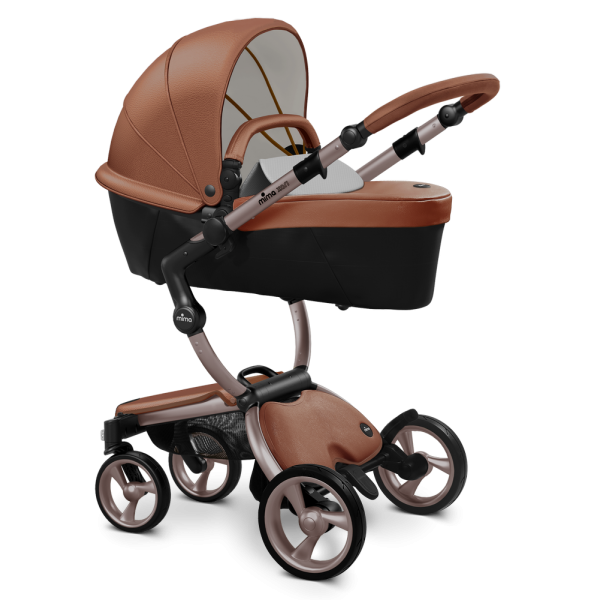 Коляска Mima Xari 3 в 1 Camel, Rose gold 3g, Stone White