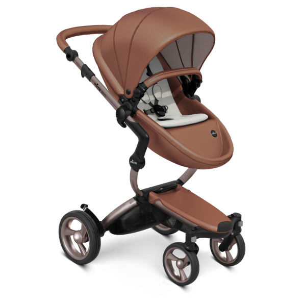 Коляска Mima Xari 3 в 1 Camel, Rose gold 3g, Stone White