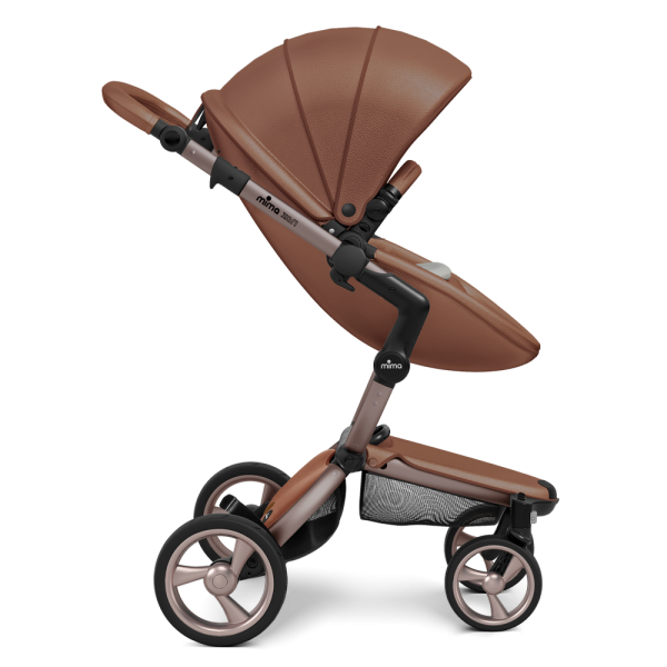 Коляска Mima Xari 3 в 1 Camel, Rose gold 3g, Stone White