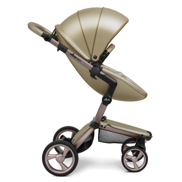 Коляска Mima Xari 2 в 1 Champagne, Rose gold 3g, Stone White