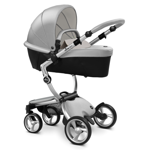 Коляска Mima Xari 3 в 1 Argento, Silver 3g, Sandy Beige
