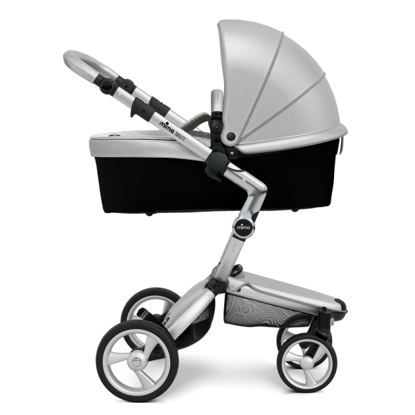 Коляска Mima Xari 3 в 1 Argento, Silver 3g, Sandy Beige