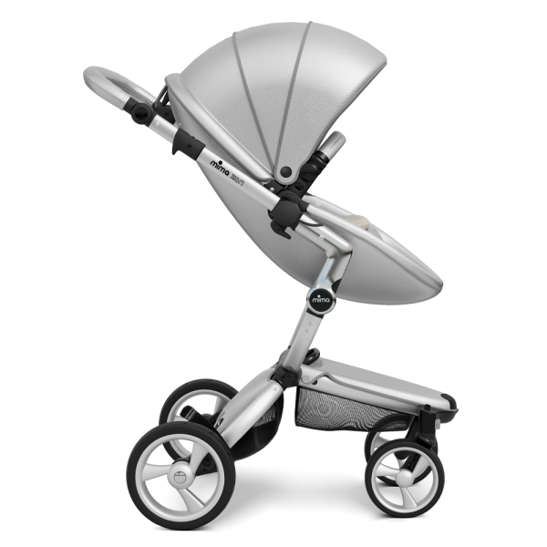 Коляска Mima Xari 3 в 1 Argento, Silver 3g, Sandy Beige