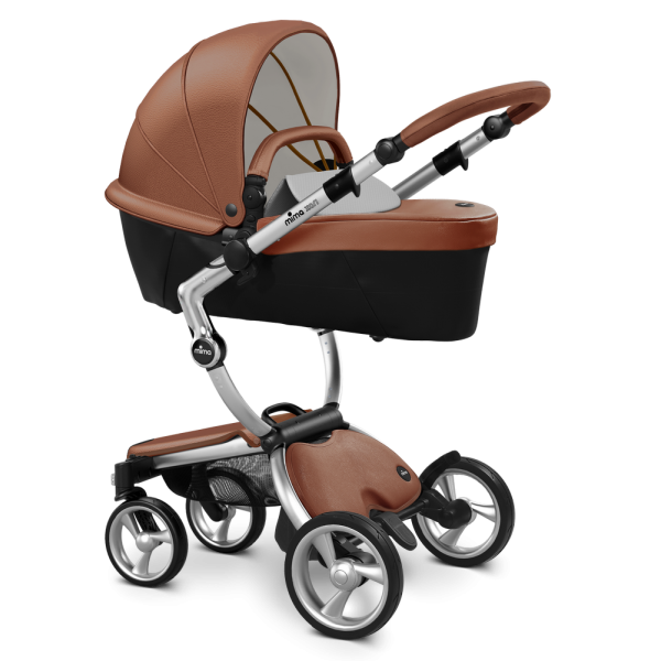 Коляска Mima Xari 2 в 1 Camel, Silver 3g, Stone White