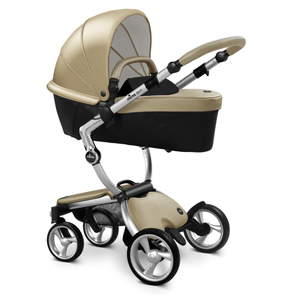 Коляска Mima Xari 3 в 1 Champagne, Silver 3g, Black