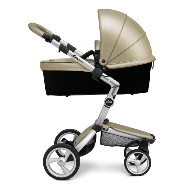 Коляска Mima Xari 3 в 1 Champagne, Silver 3g, Black