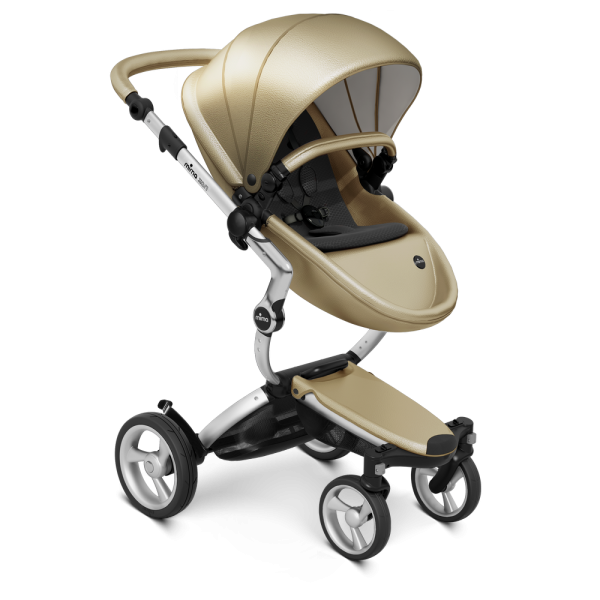 Коляска Mima Xari 3 в 1 Champagne, Silver 3g, Black