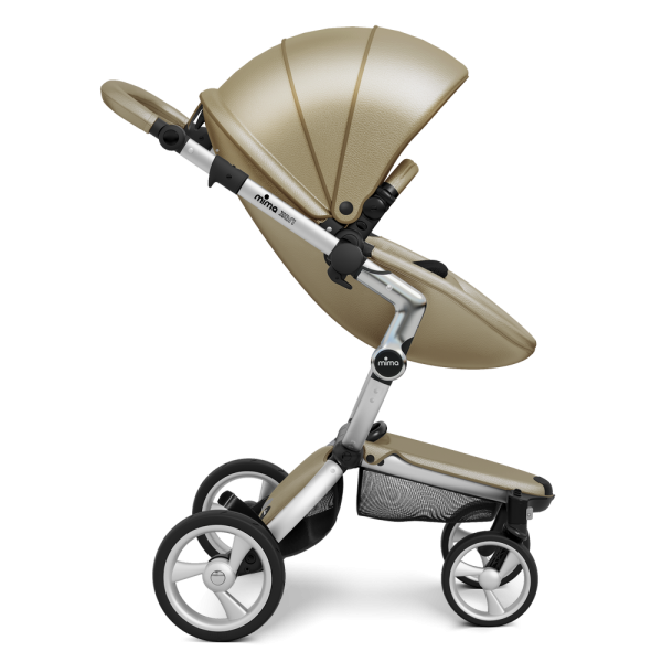 Коляска Mima Xari 3 в 1 Champagne, Silver 3g, Black