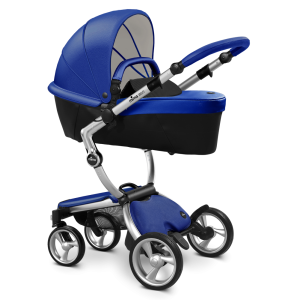 Коляска Mima Xari 2 в 1 Royal blue, Silver 3g, Black