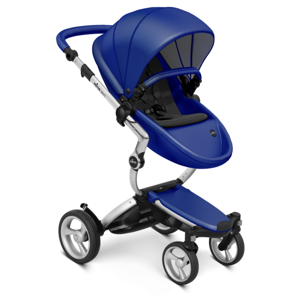 Коляска Mima Xari 2 в 1 Royal blue, Silver 3g, Black