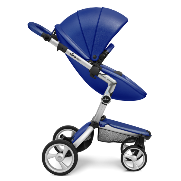 Коляска Mima Xari 2 в 1 Royal blue, Silver 3g, Black