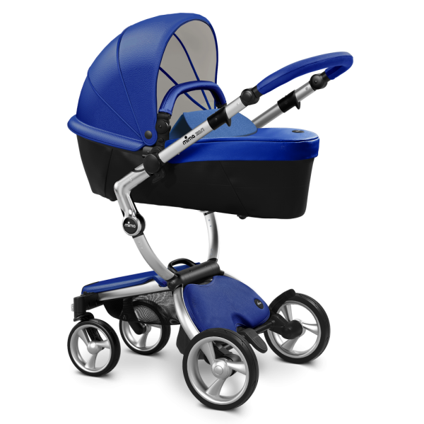 Коляска Mima Xari 3 в 1 Royal blue, Silver 3g, Denim Blue